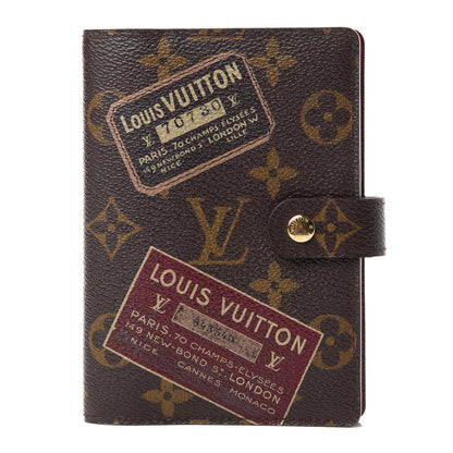 Louis Vuitton Monogram Labels Small Ring Agenda Cover 1 of 6