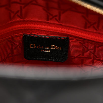 Christian Dior Lambskin Cannage Medium Lady Dior Black 5 of 10