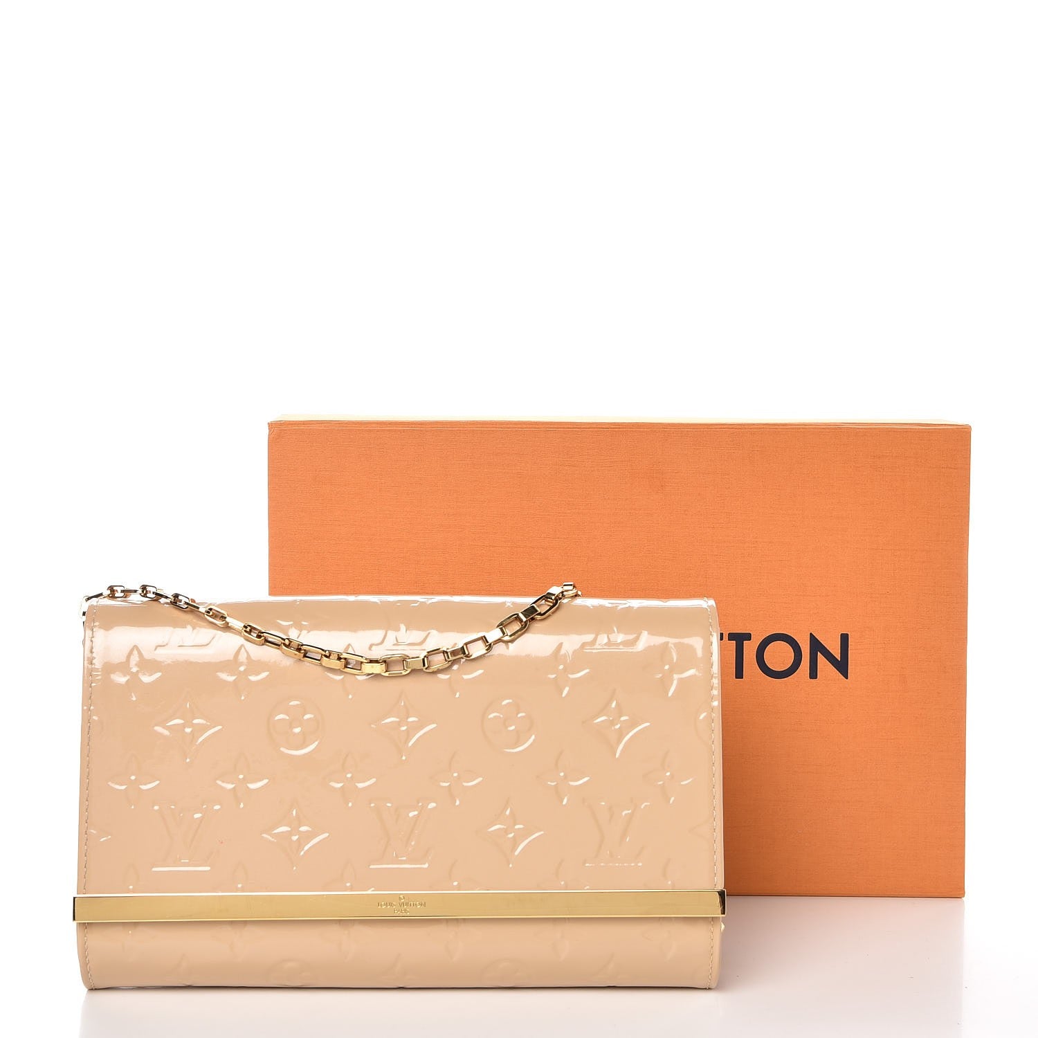 Louis Vuitton Vernis Ana Clutch Dune 7 of 7