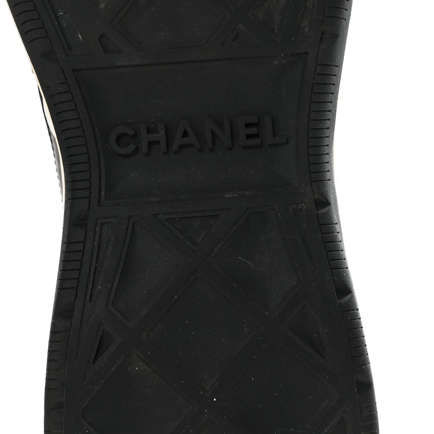 Chanel Velvet Calfskin Mixed Fibers Mens CC Sneakers 41 Black 14 of 18