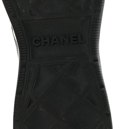 Chanel Velvet Calfskin Mixed Fibers Mens CC Sneakers 41 Black 14 of 18