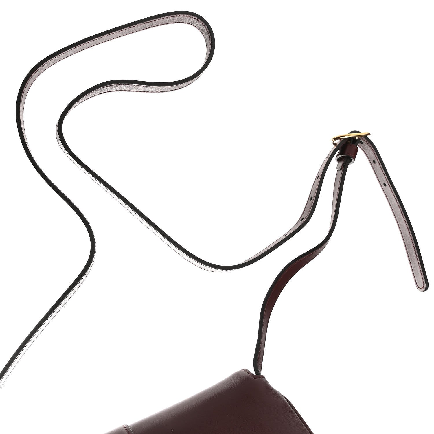 Gucci Vitello Palmellato Lux Small Arli Flap Shoulder Bag Vintage Bordeaux 11 of 12