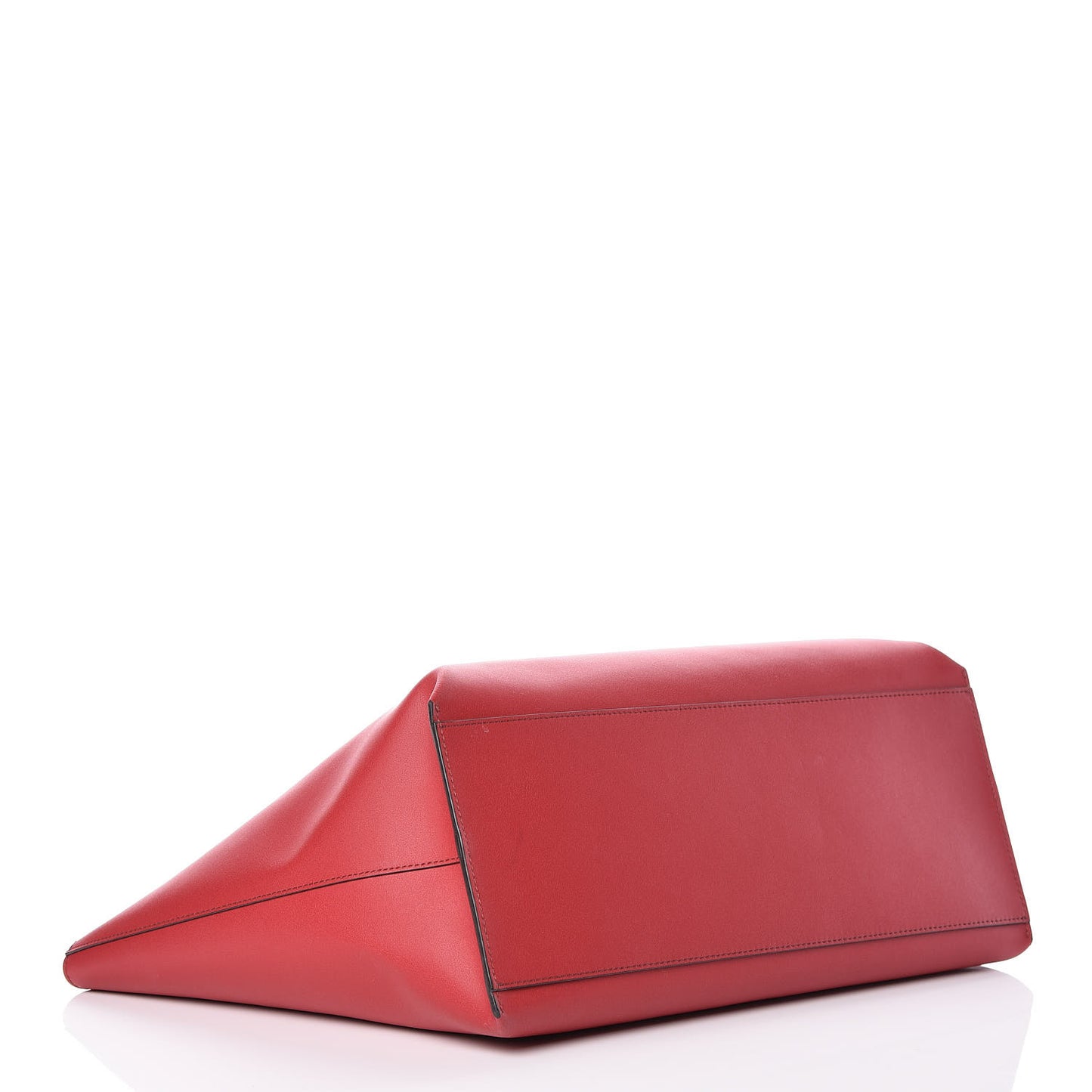 Calfskin Medium GV Shopper Tote Dark Red