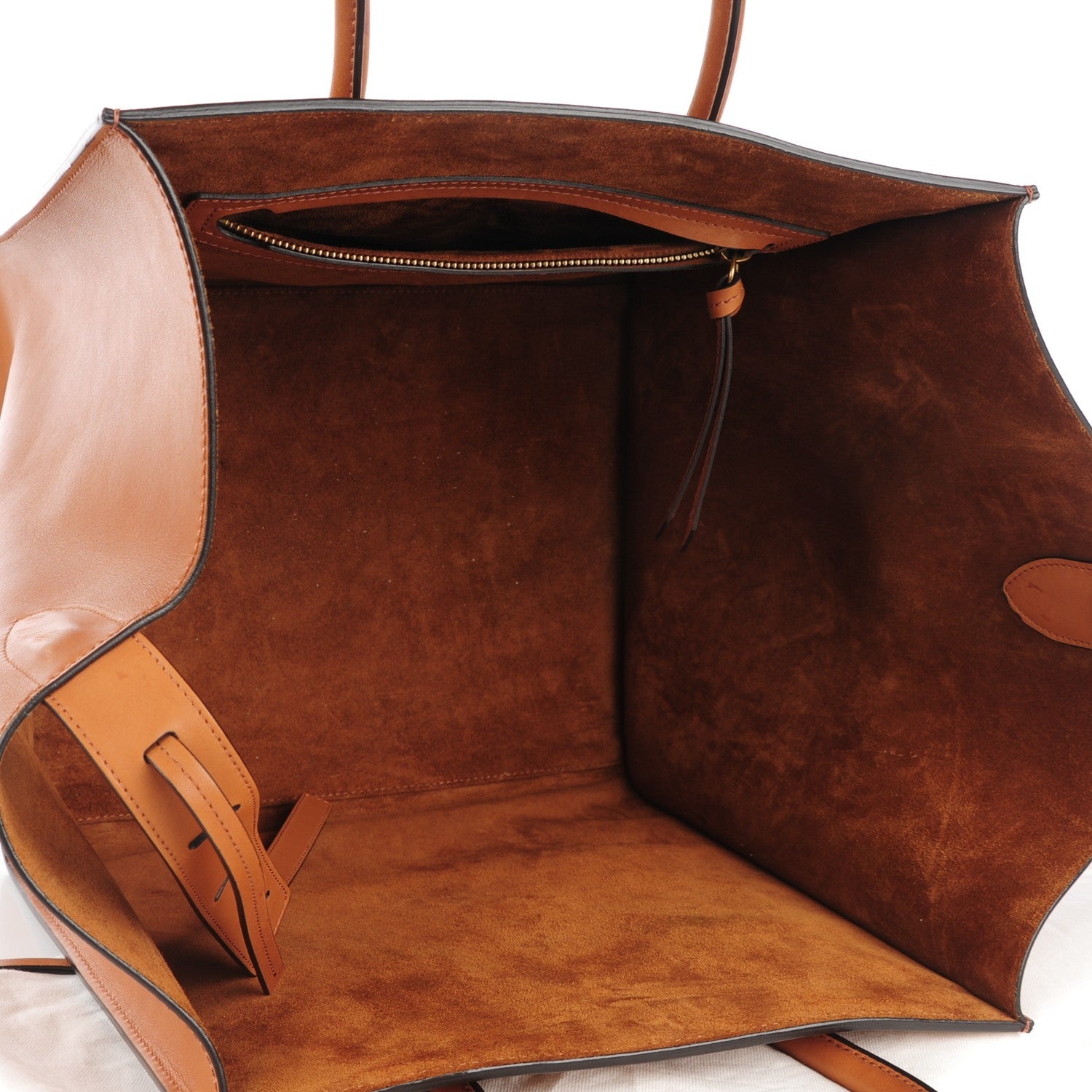 Celine Natural Calfskin Medium Phantom Luggage Tan 6 of 15