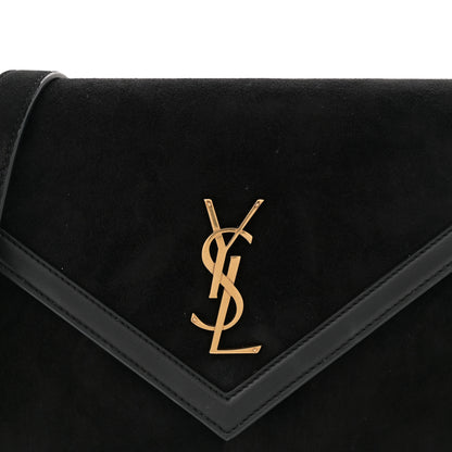 Saint Laurent Suede Calfskin Monogram Le Sept Chain Bag Black 8 of 11
