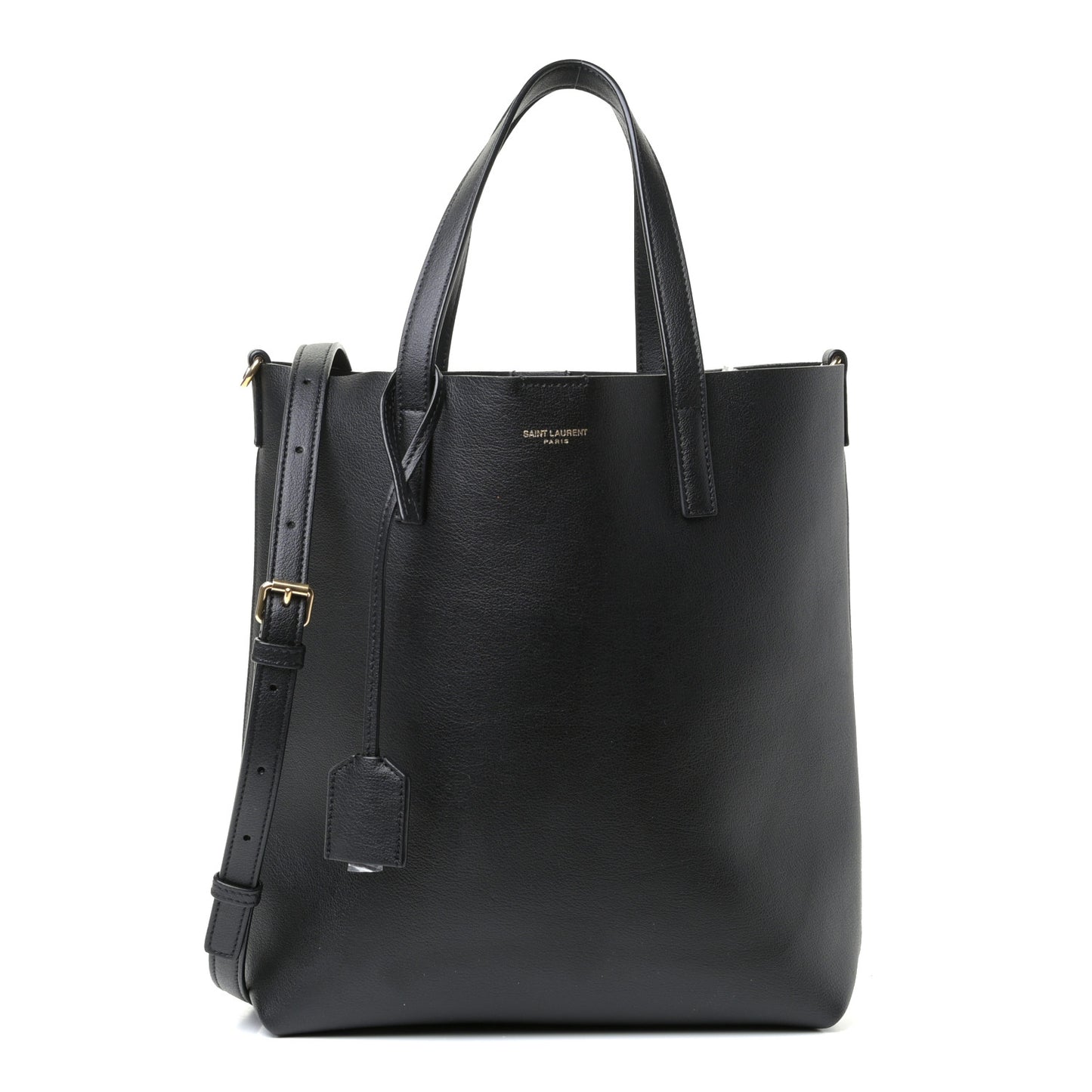 Calfskin Toy Shopping Tote Black