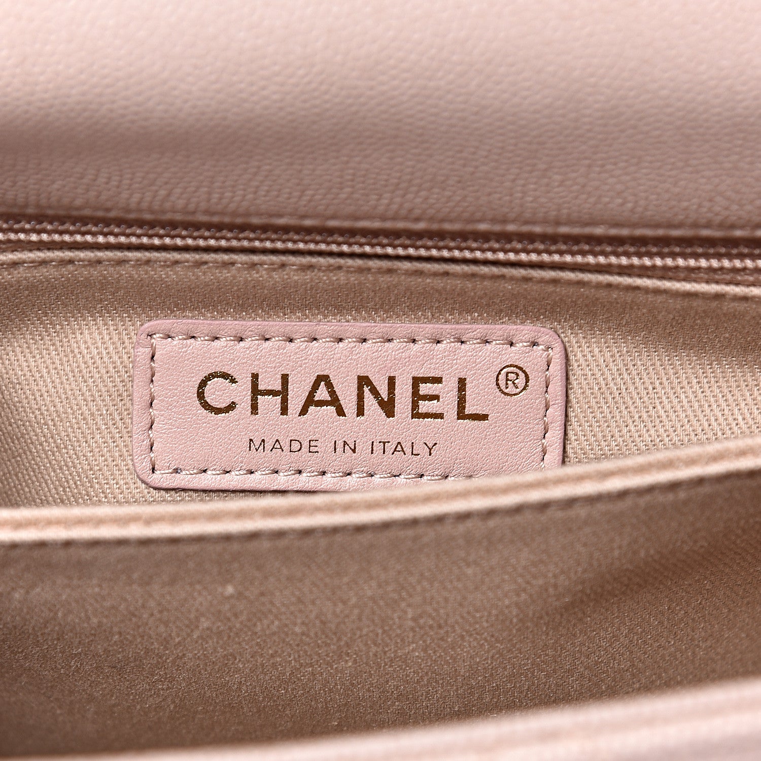 Chanel Caviar Quilted Mini Coco Handle Flap Beige 5 of 10