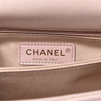 Chanel Caviar Quilted Mini Coco Handle Flap Beige 5 of 10