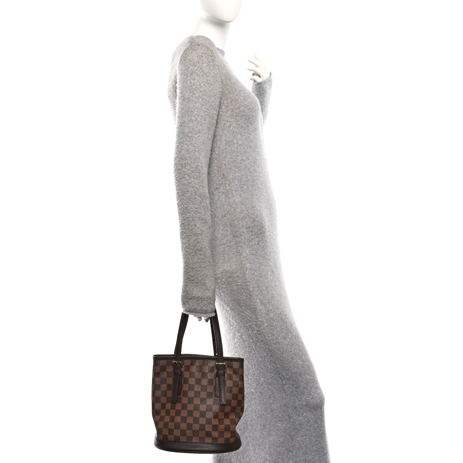 Louis Vuitton Damier Ebene Marais Bucket 23 2 of 9