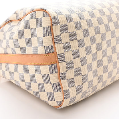 Louis Vuitton Damier Azur Speedy Bandouliere 30 8 of 9