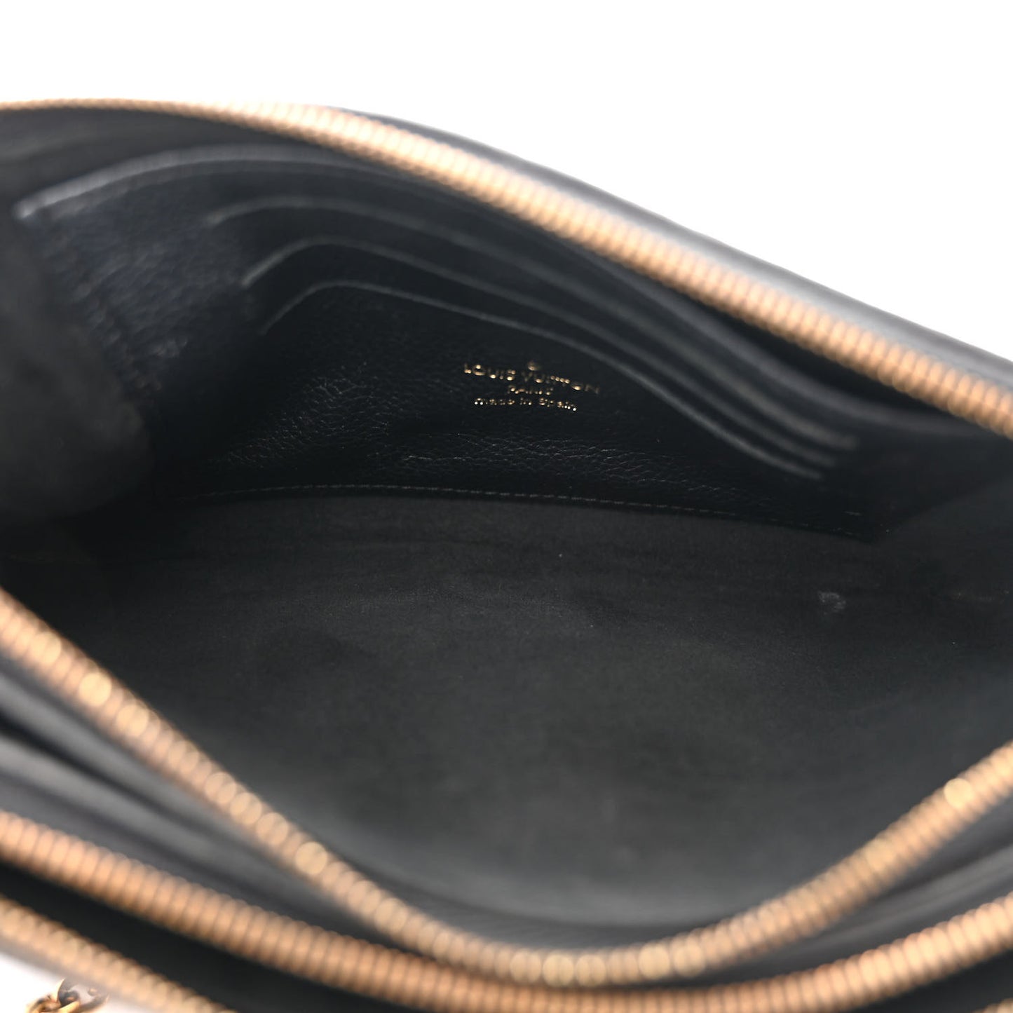 Empreinte Double Zip Pochette Black