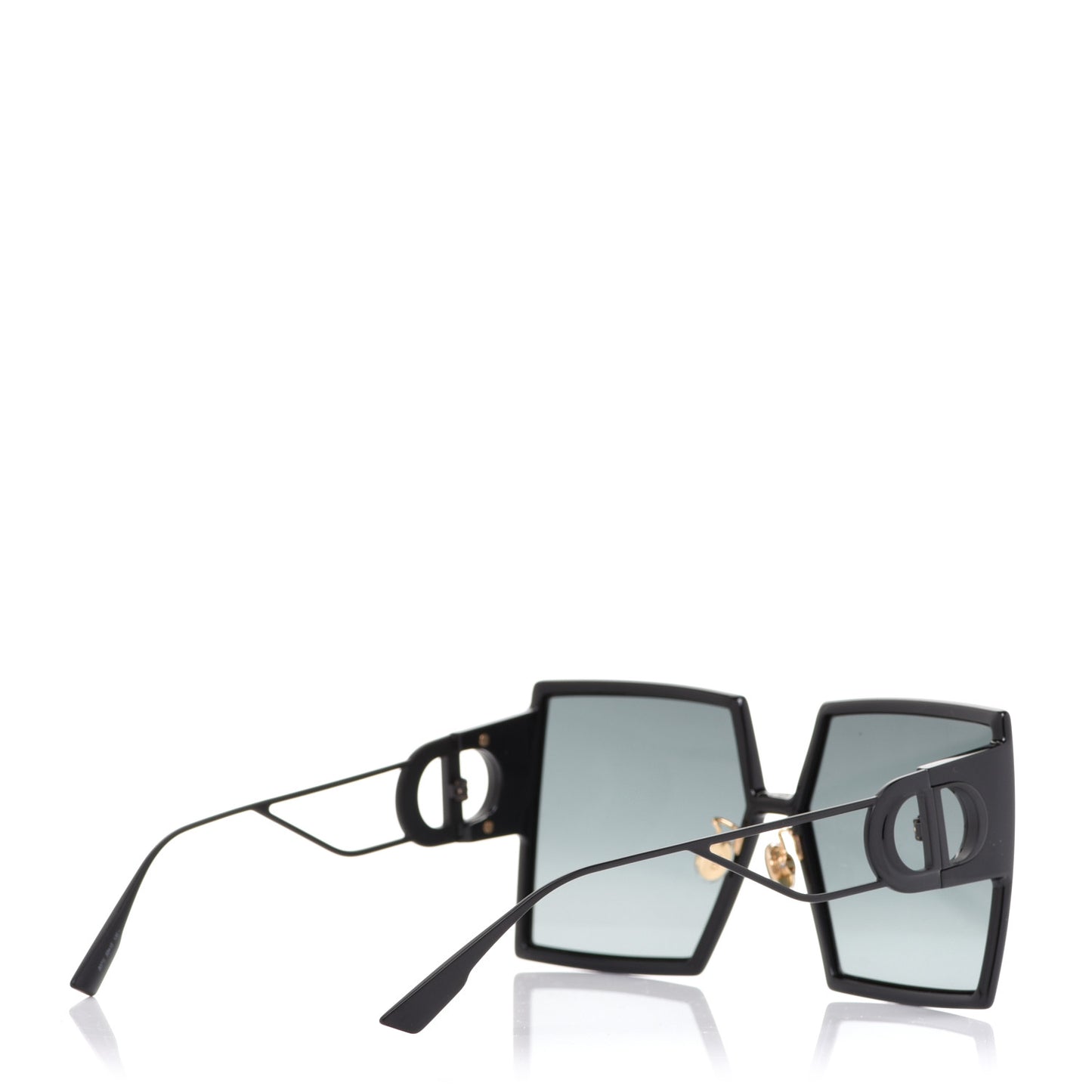 Square 30 Montaigne Sunglasses Black