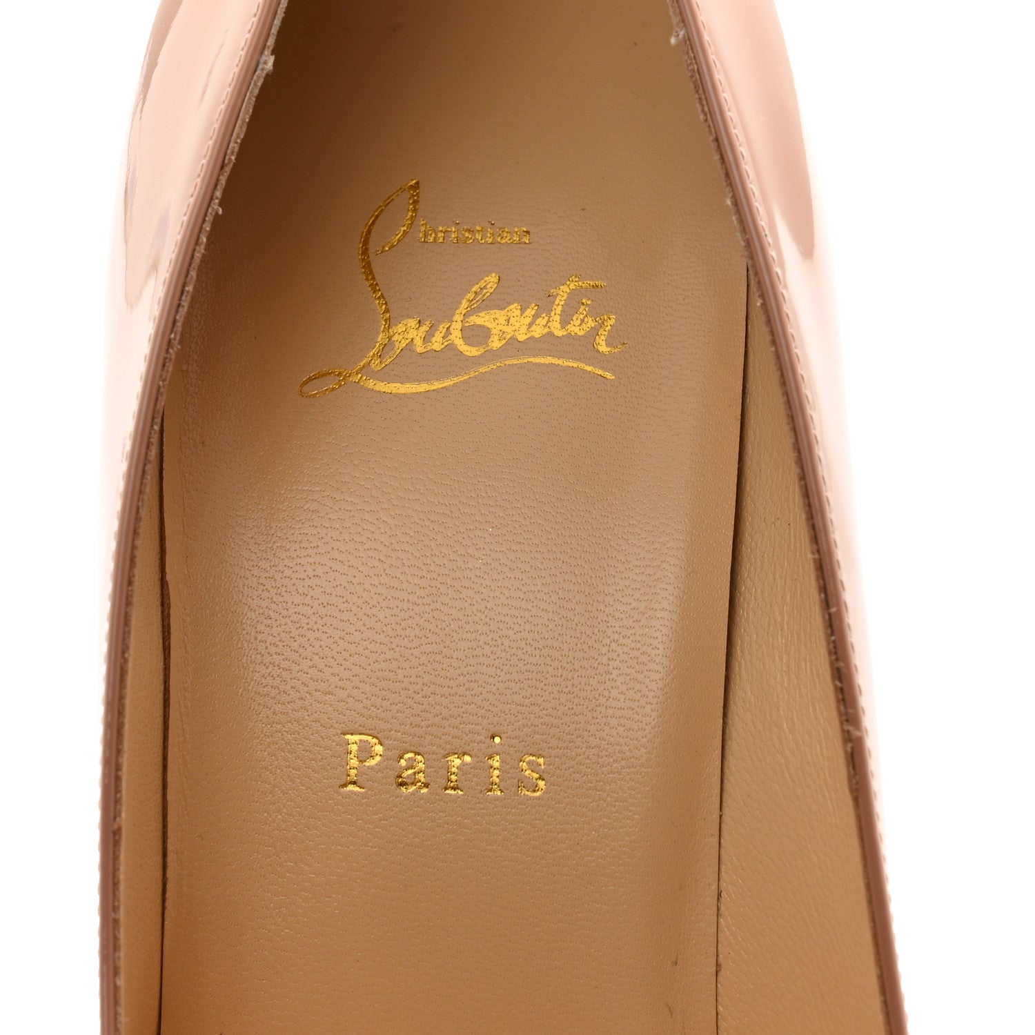 Christian Louboutin Patent Pigalle Follies 100 Pumps 41 Nude 5 of 11