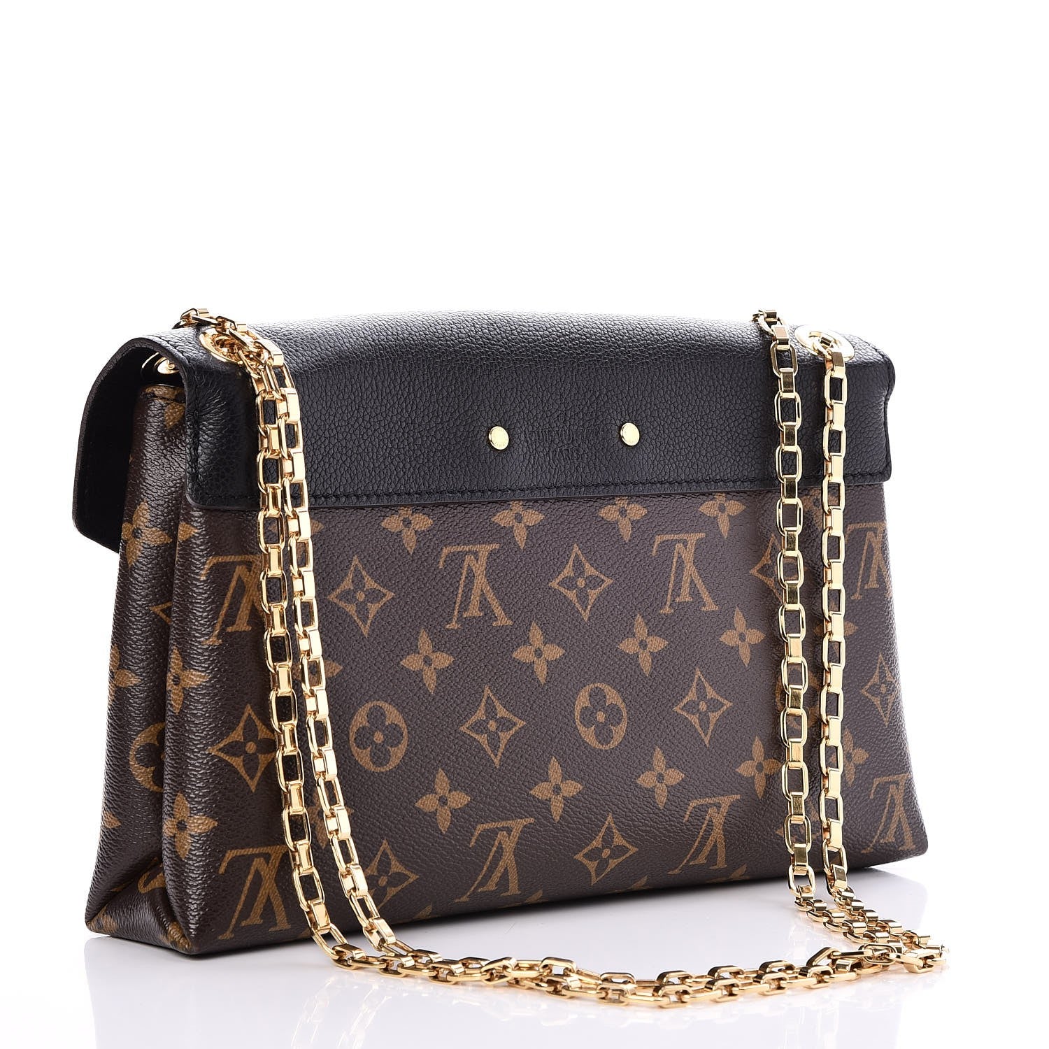 Louis Vuitton Monogram Pallas Chain Black 4 of 9