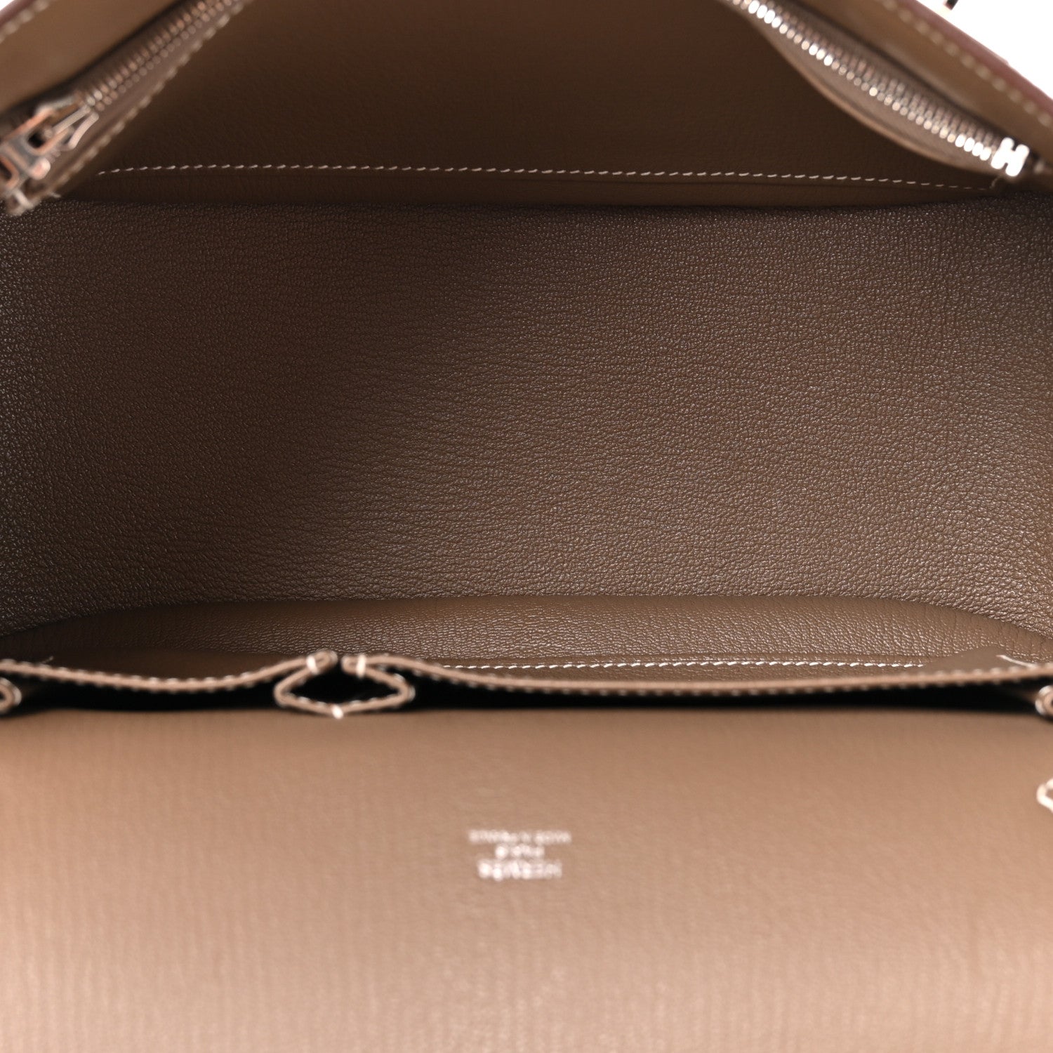 Hermes Taurillon Clemence Jypsiere 28 Etoupe 4 of 9