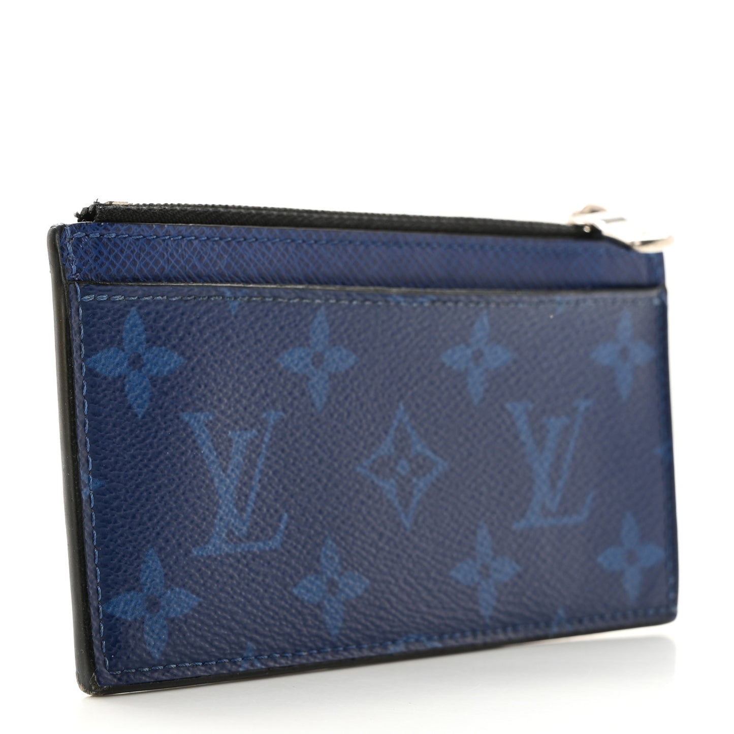 Monogram Taiga Coin Card Holder Cobalt
