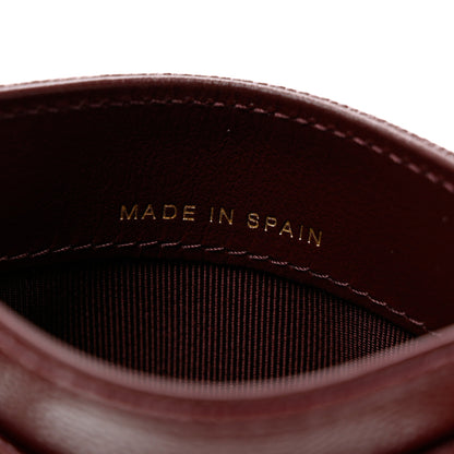 Chanel Caviar Quilted Card Holder Burgundy 6 of 8