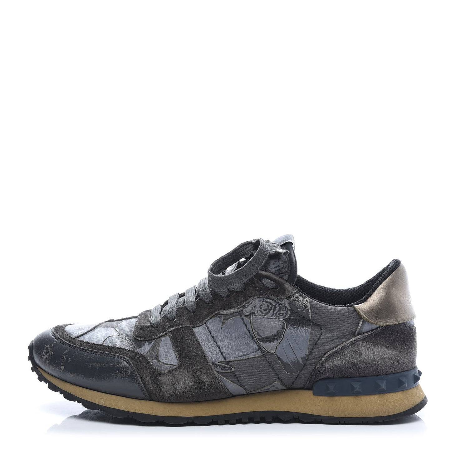 Fabric Suede Butterfly Mens Rockrunner Sneakers 42 Blue