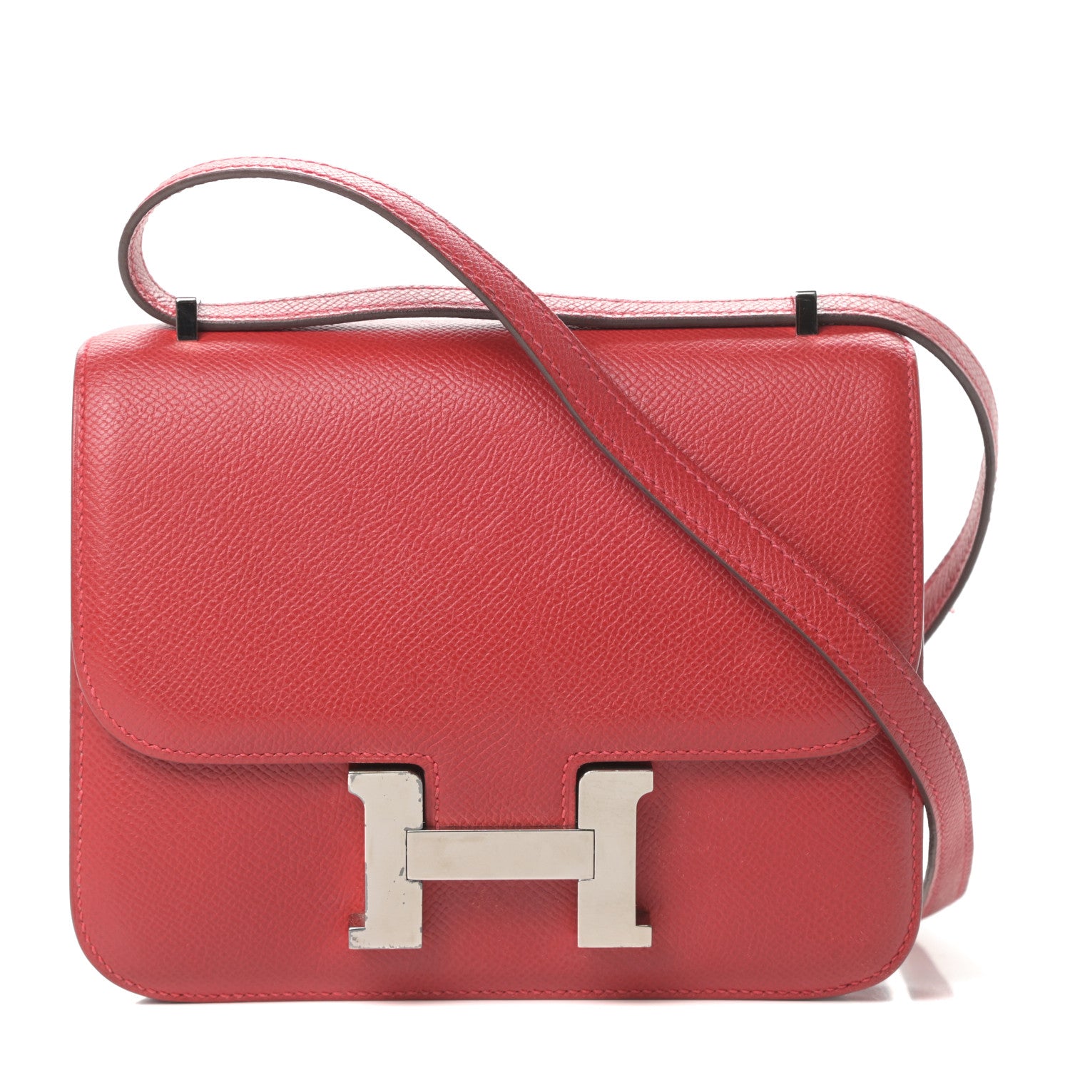 Hermes Epsom Constance 18 Rouge Casaque 1 of 12