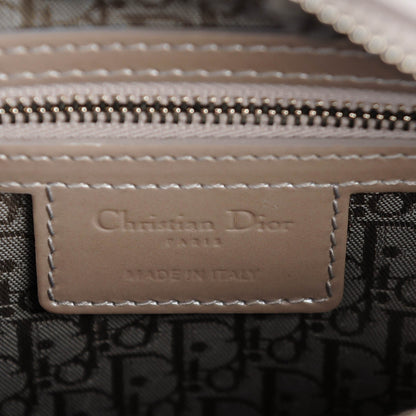 Christian Dior Patent Cannage Medium Lady Dior Grey 5 of 8