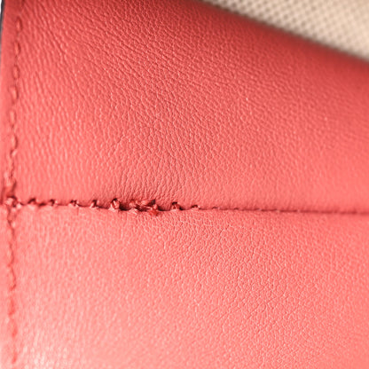Gucci Sakai Be Green Calfskin Diagonal Stitched Blondie Top Handle Bag Pink 12 of 13