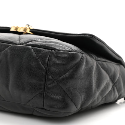 Chanel Goatskin Quilted Medium Chanel 19 Flap Black 13 of 13