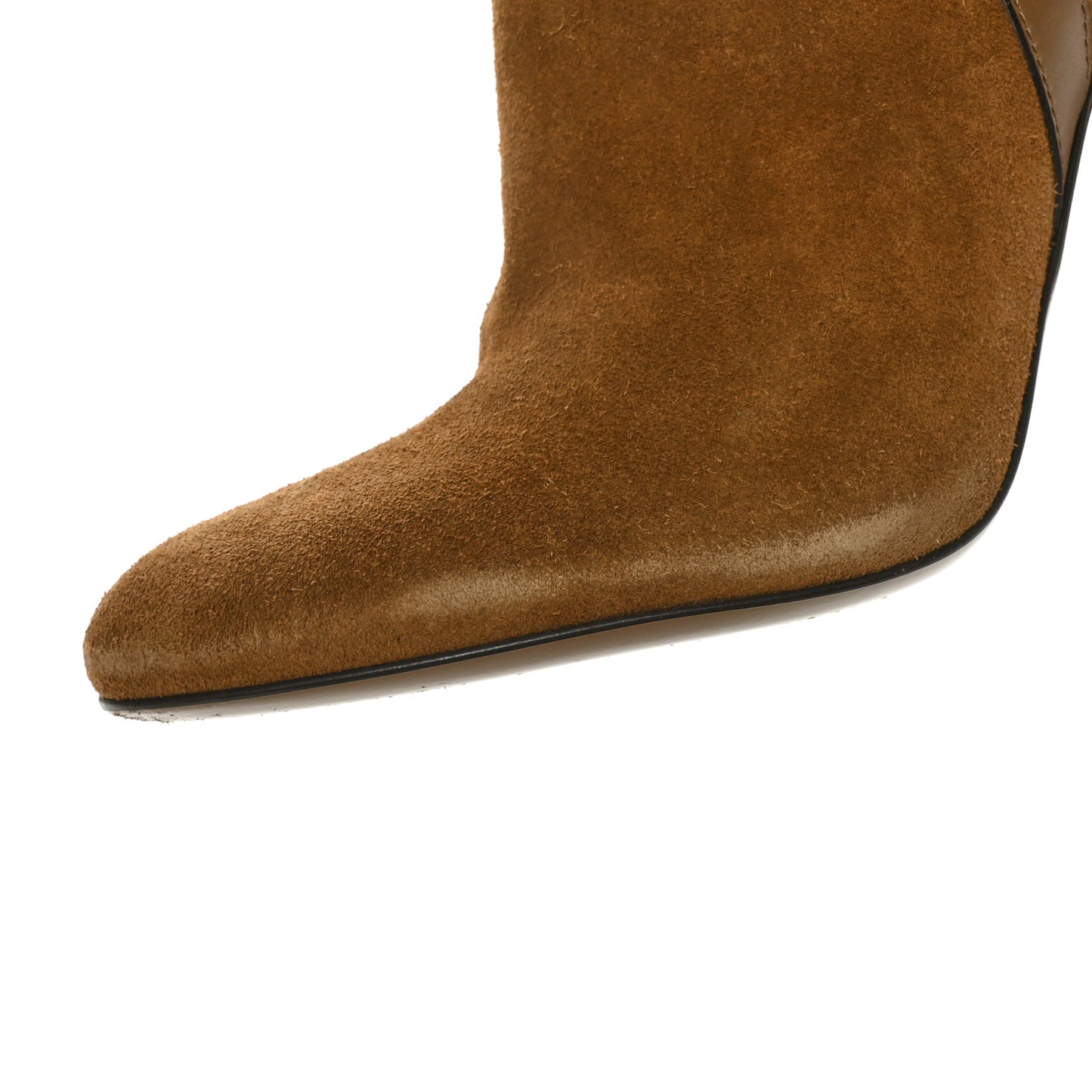 Suede Knee High Boots 39.5 Brown