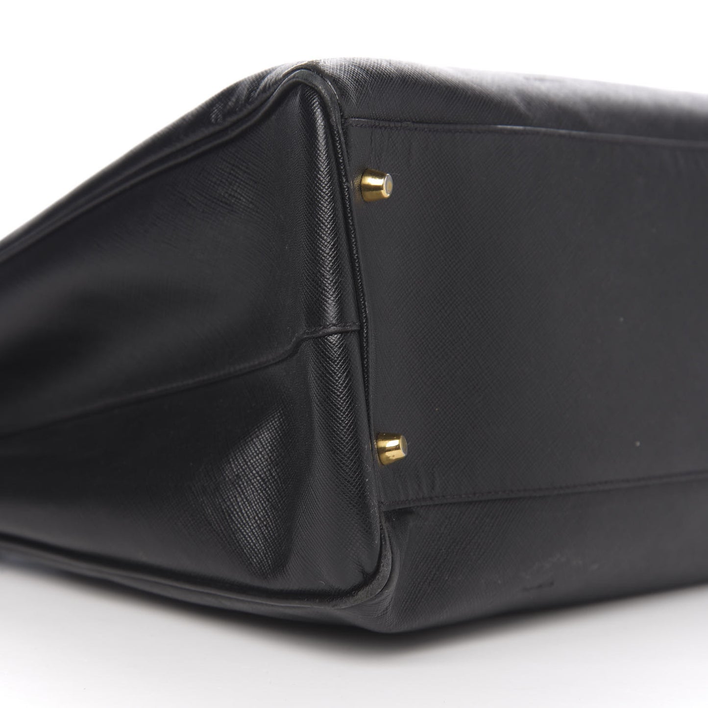 Saffiano Lux Extra Large Galleria Double Zip Tote Black