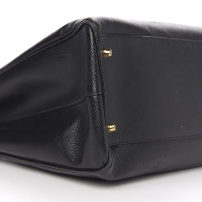 Prada Saffiano Lux Extra Large Galleria Double Zip Tote Black 7 of 10