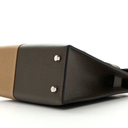 Hermes Epsom Casaque Mini Kelly Sellier 20 Vert Loden Dune Dark Bronze 10 of 11