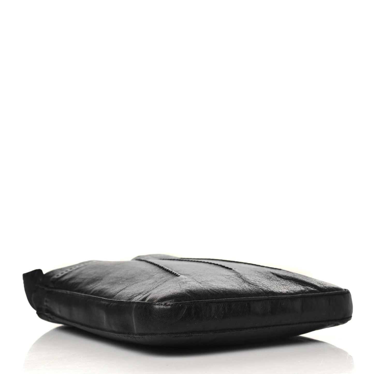 Lambskin Toudou Perfore Crossbody Black