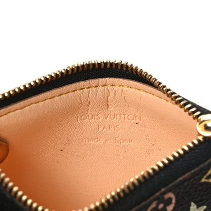 Louis Vuitton Monogram Multicolor Key Pouch Black 6 of 9