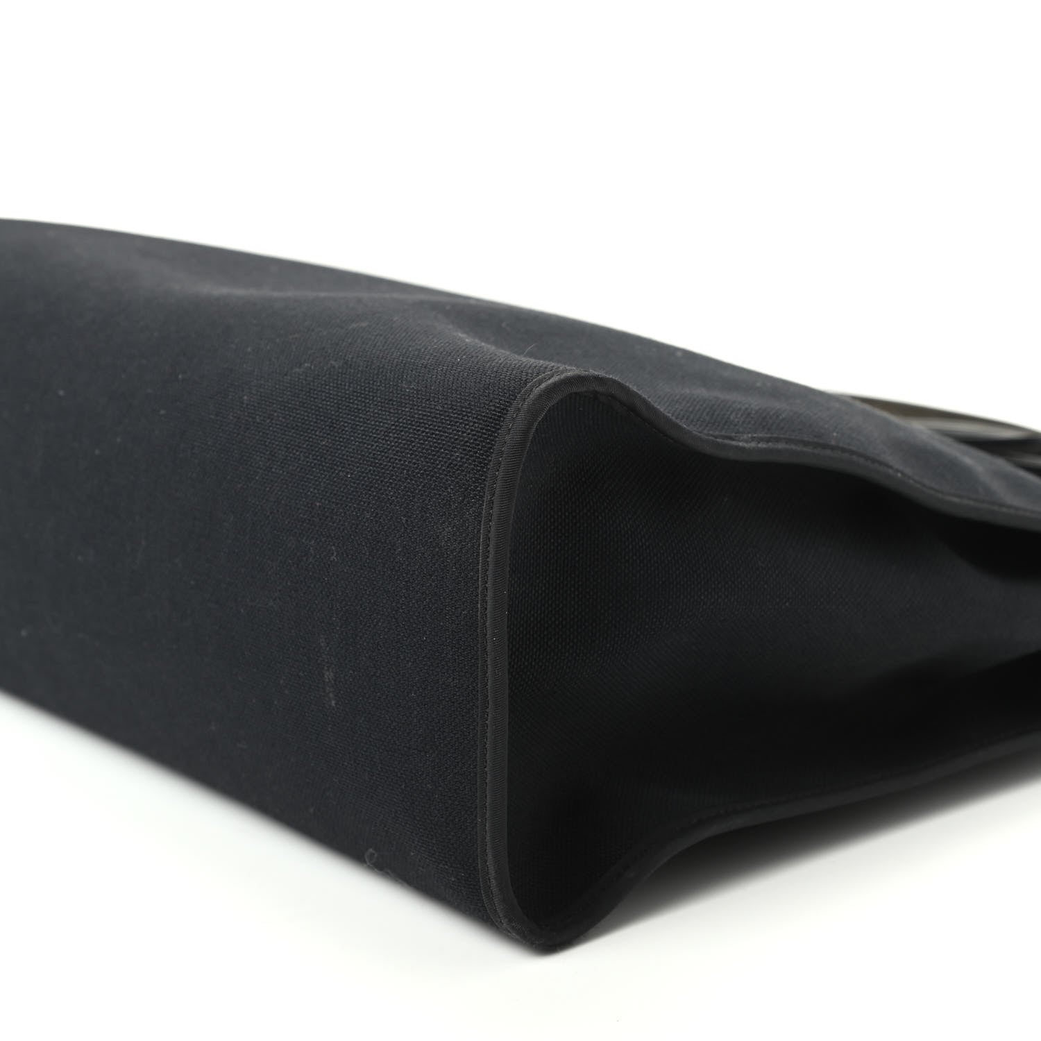 Hermes Toile Vache Calfskin Herbag 39 MM Black 7 of 9