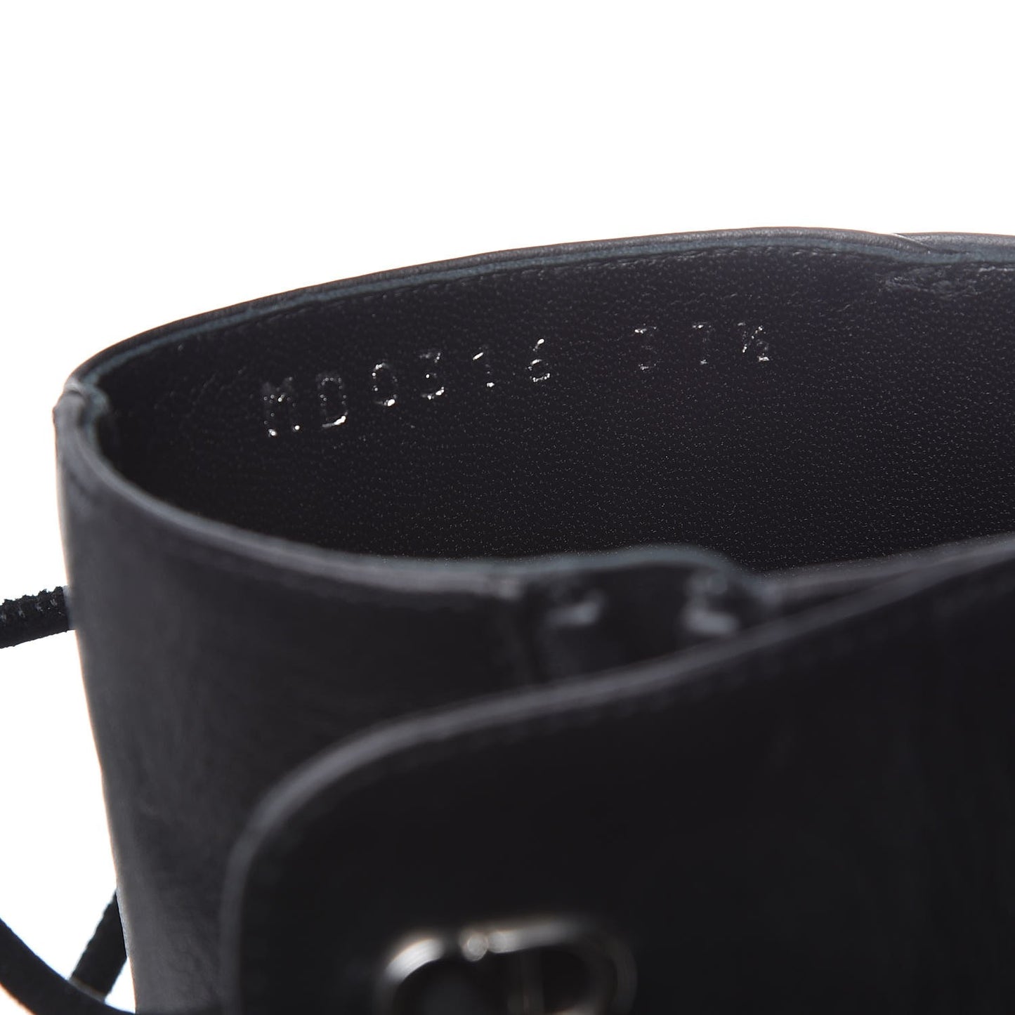 Calfskin Studded Stellar Ankle Boots 37.5 Black