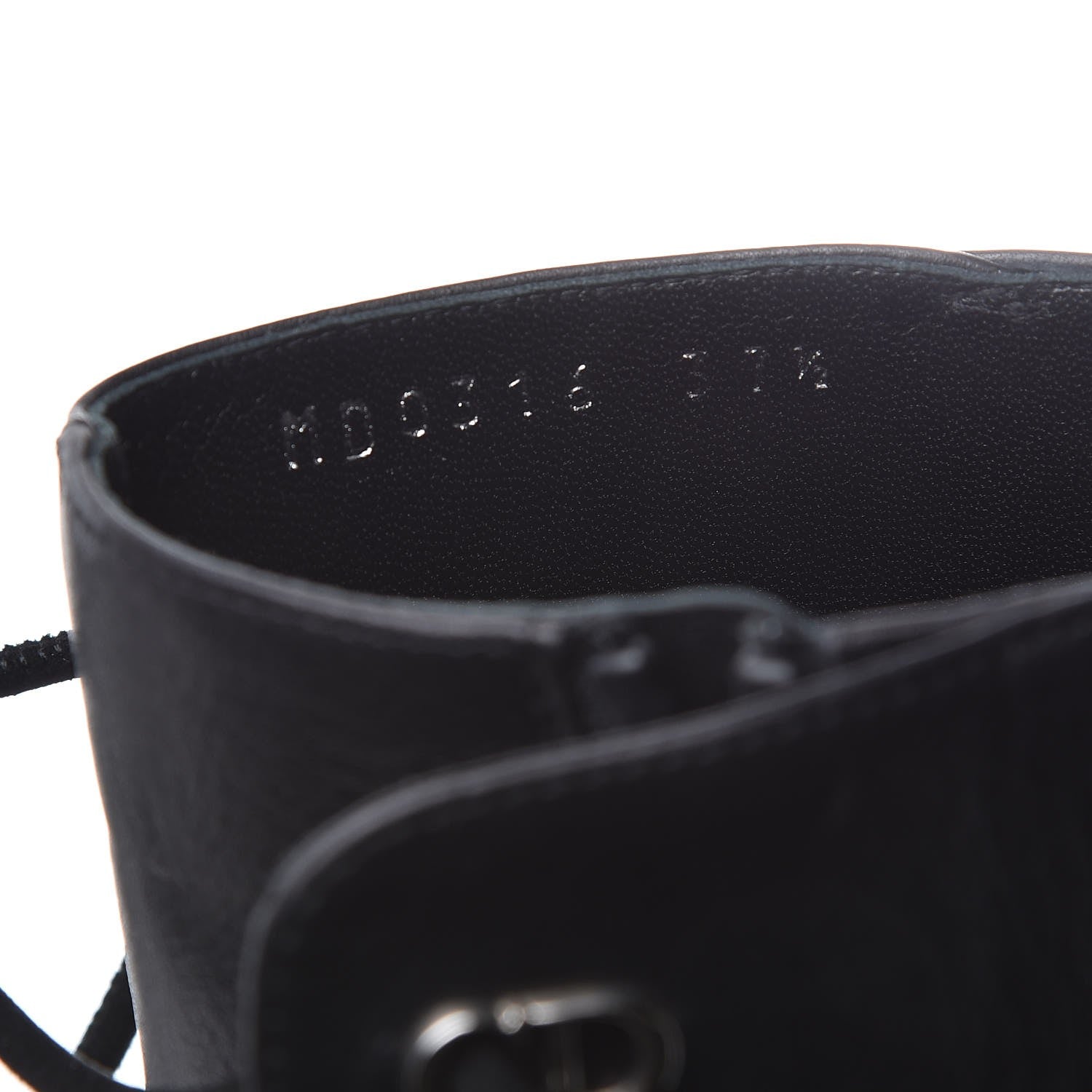Christian Dior Calfskin Studded Stellar Ankle Boots 37.5 Black 6 of 8