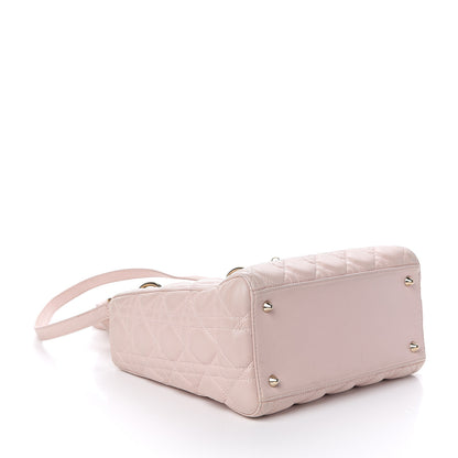 Christian Dior Lambskin Cannage Medium Lady Dior Light Pink 3 of 8