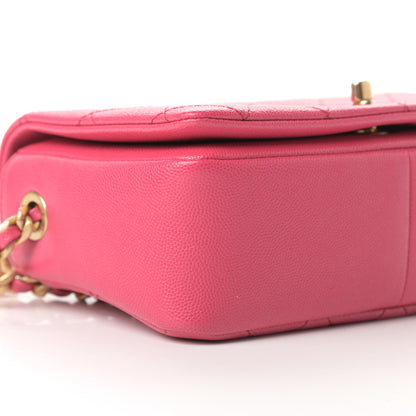 Chanel Caviar Quilted Small Fashion Therapy Flap Bag Pink 9 of 10
