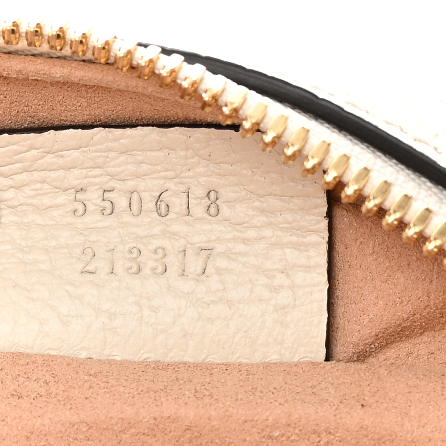 Gucci Textured Calfskin Web Mini Ophidia Round Shoulder Bag Mystic White 7 of 12