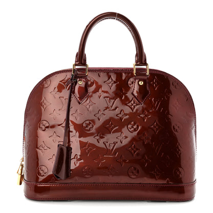 Louis Vuitton Vernis Alma PM Rouge Fauviste 1 of 10