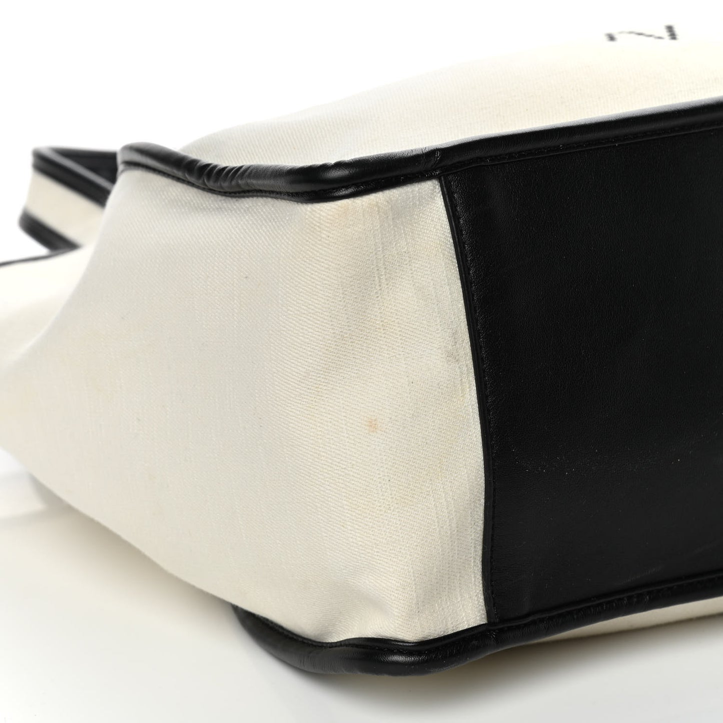 Eco Denim Logo Tote White
