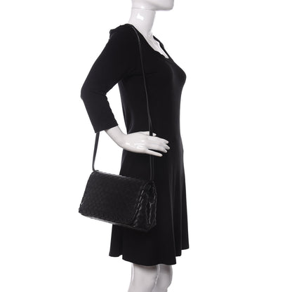 Bottega Veneta Nappa Intrecciato Crossbody Black 2 of 9