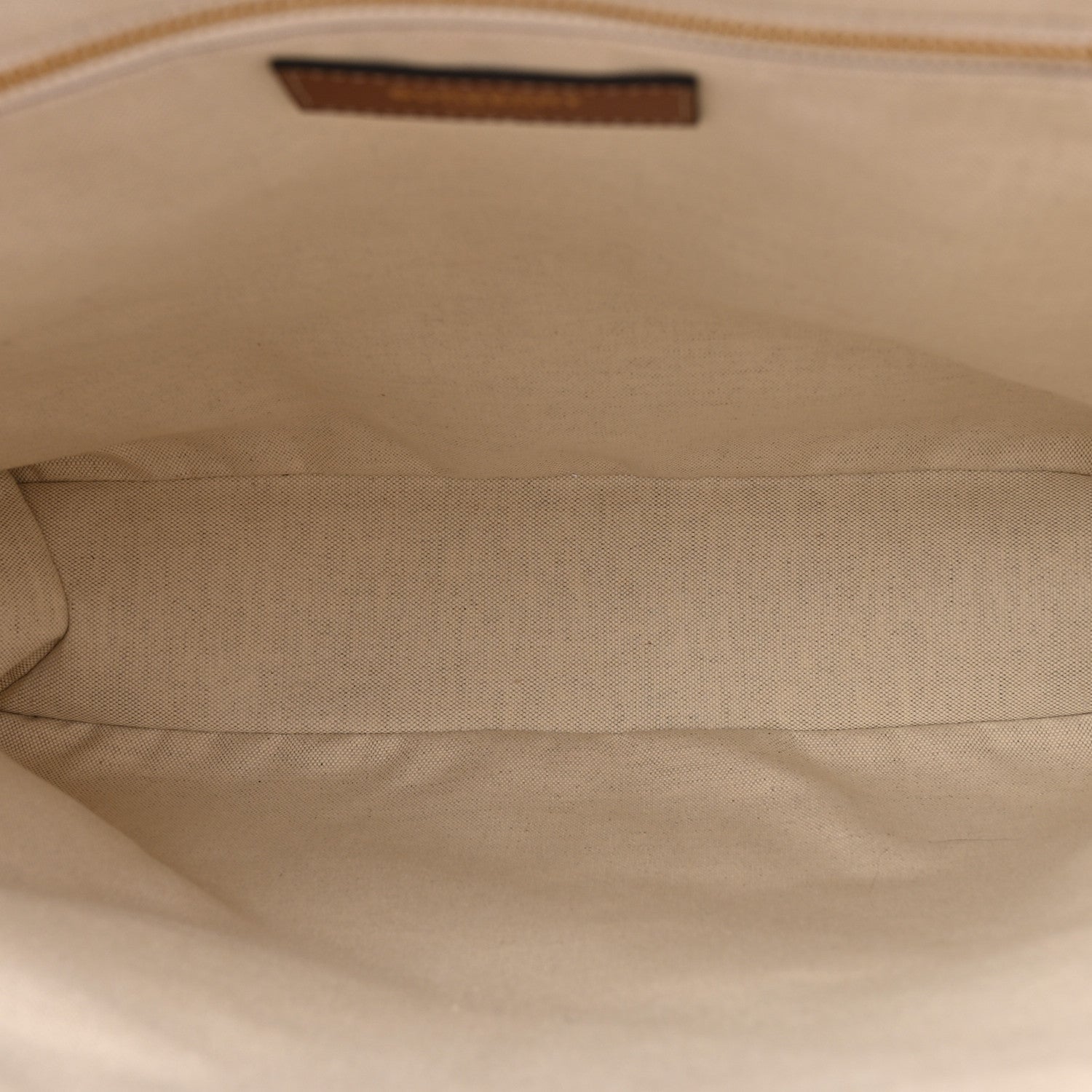 Burberry Vintage Check Calfskin Kane Tote Bag Beige Brown 5 of 18