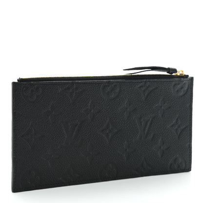 Louis Vuitton Empreinte Felicie Chain Wallet Zippered Insert Black 3 of 8