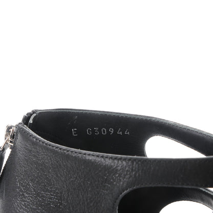 Chanel Buffalo Glitter Crystal Star Pumps 38 Black 8 of 9