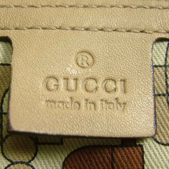 Guccissima GG Leather Pelham Tote Beige