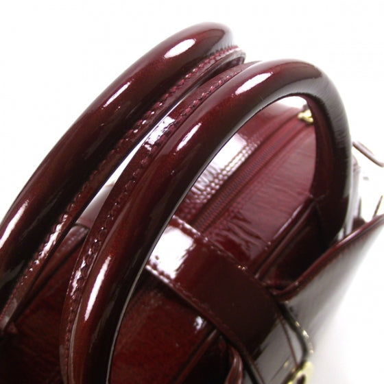 Patent Bowler Burgundy
