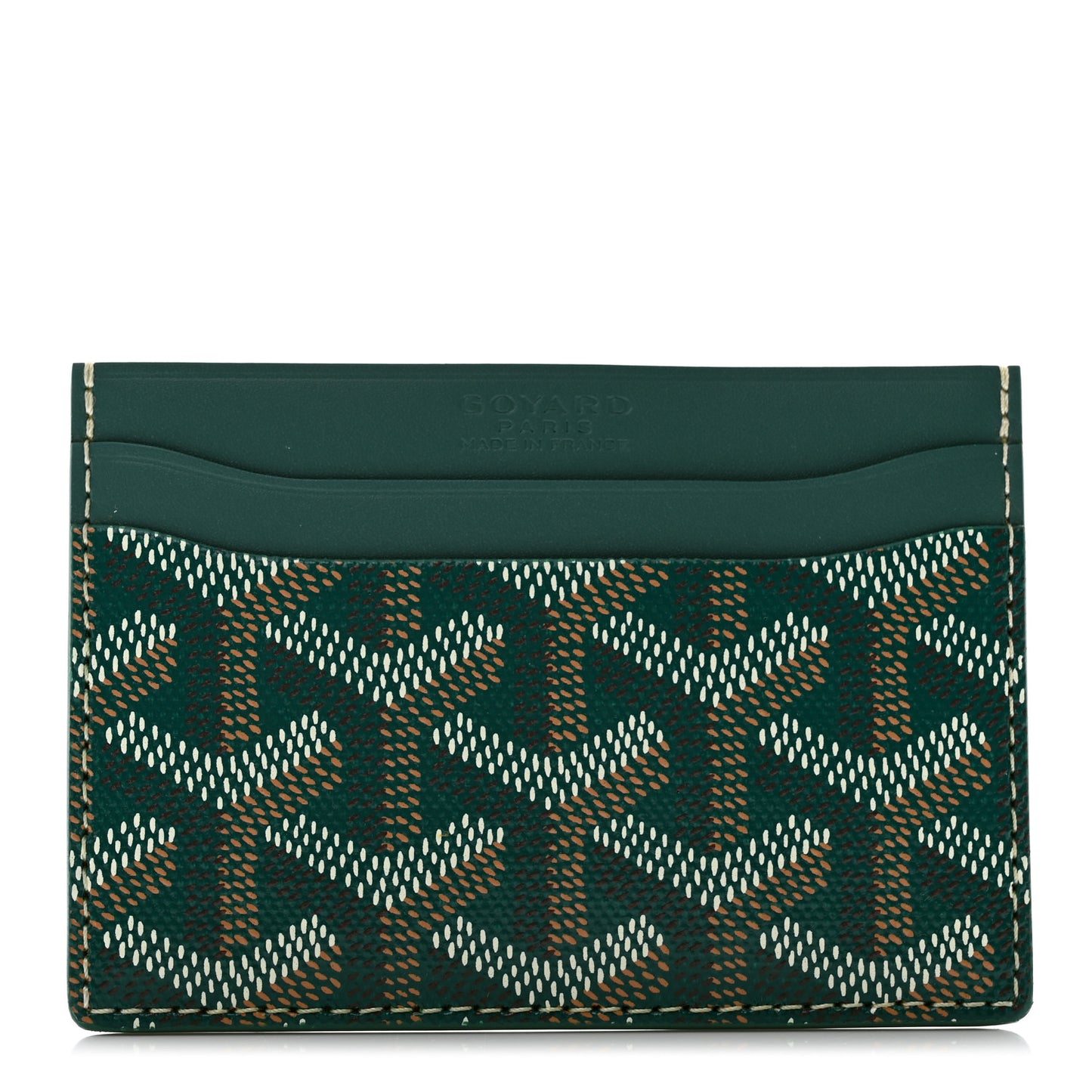 Goyardine Saint Sulpice Card Holder Green