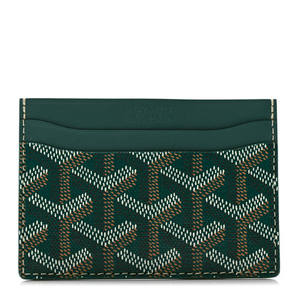 Goyard Goyardine Saint Sulpice Card Holder Green 1 of 7