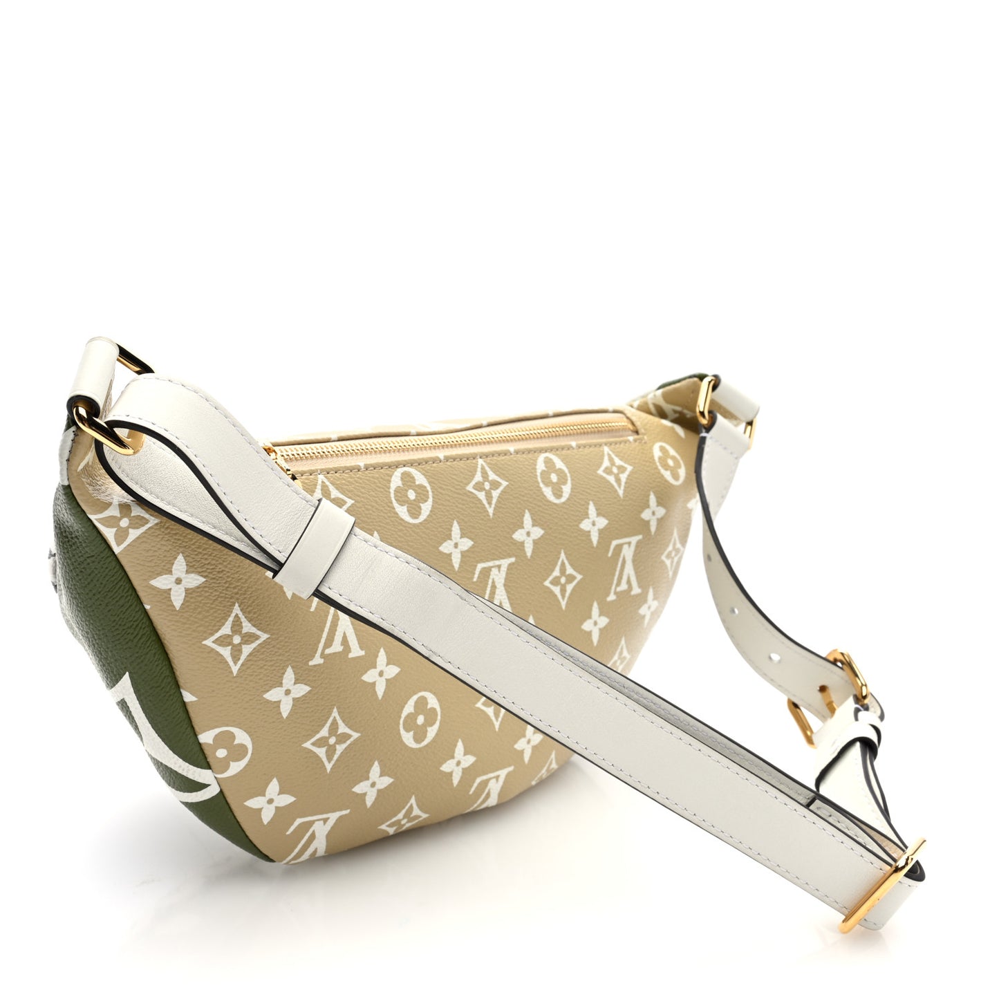 Monogram Giant Bumbag Kaki Beige