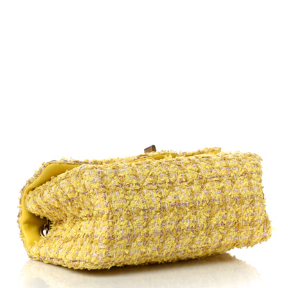Chanel Tweed Quilted 2.55 Reissue Mini Flap Yellow 2 of 11